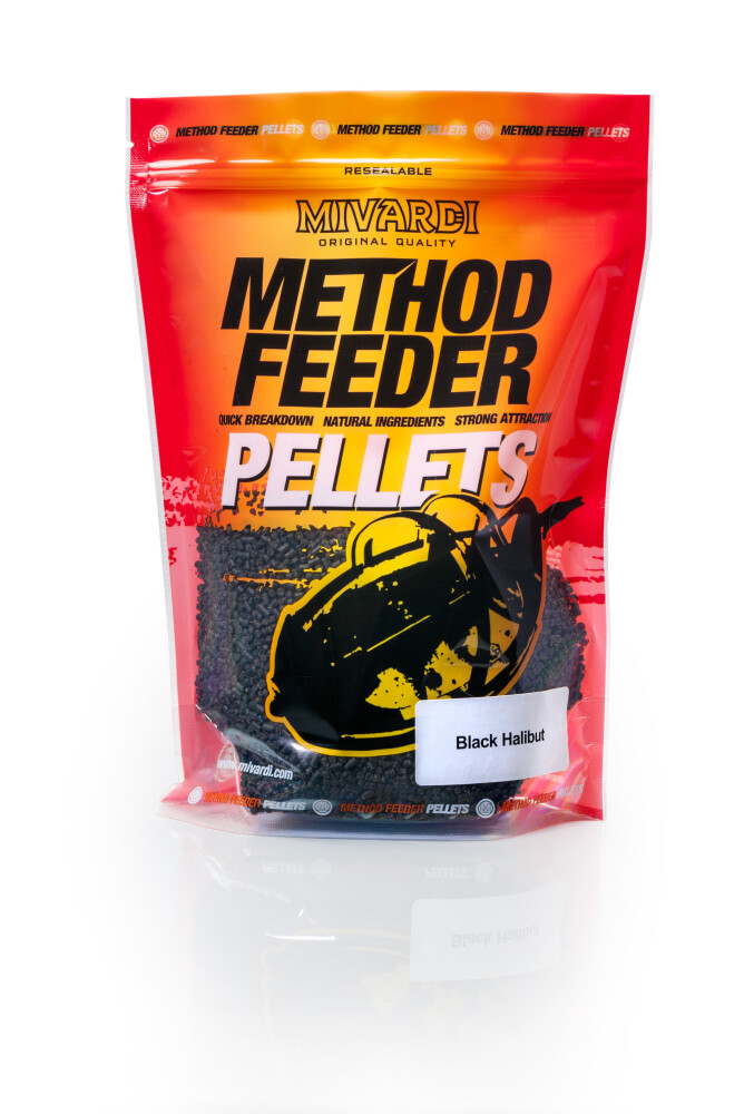 Mivardi Method pellets - Black halibut 750g