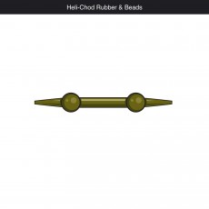 Helikoptérová sestava - Heli-Chod Rubber & Beads