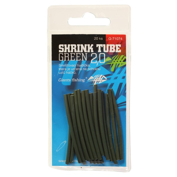 Giants Fishing Smršťovací hadička Shrink Tube Green 2,4mm, 20ks