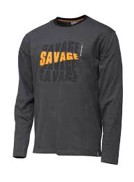 Tričko Simply Savage Logo-Tee Long Sleeve S