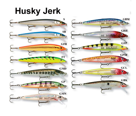 Rapala Wobbler Husky Jerk Glass Minnow