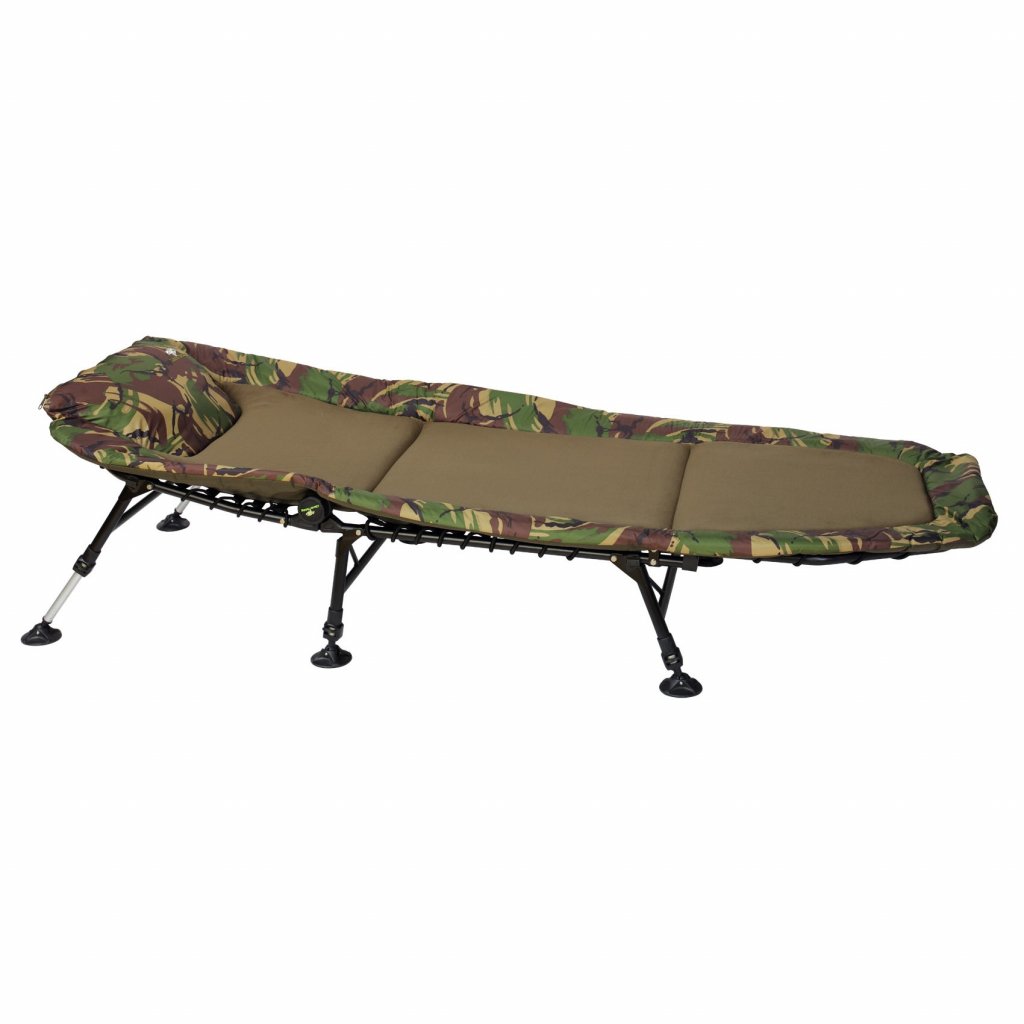 Giants Fishing Lehátko Bedchair Fleece Camo 6Leg