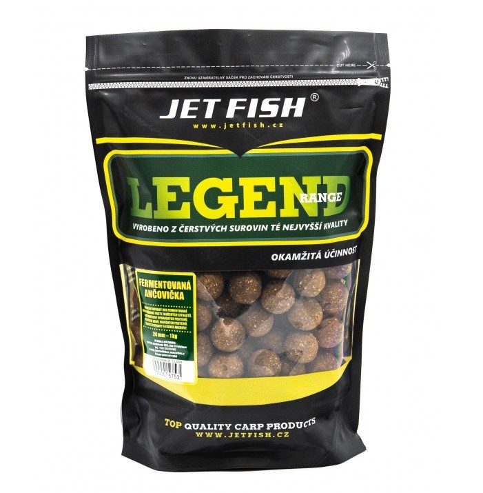 Jet Fish Legend Range boilie - Fermentovaná Ančovička 20mm, 1kg