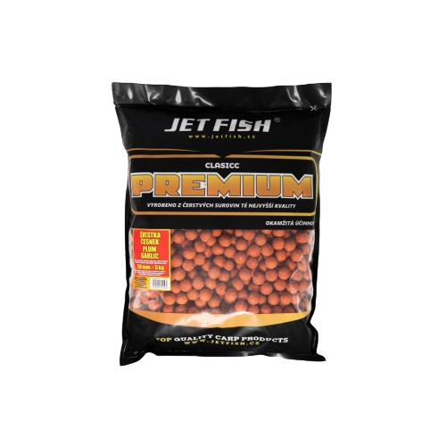 Jet Fish Premium Classic boilie - Švestka/česnek 20mm, 5kg