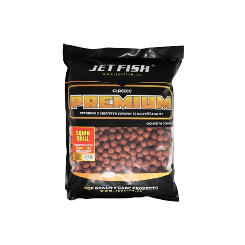Jet Fish Premium Classic boilie - Squid/krill 20mm, 5kg