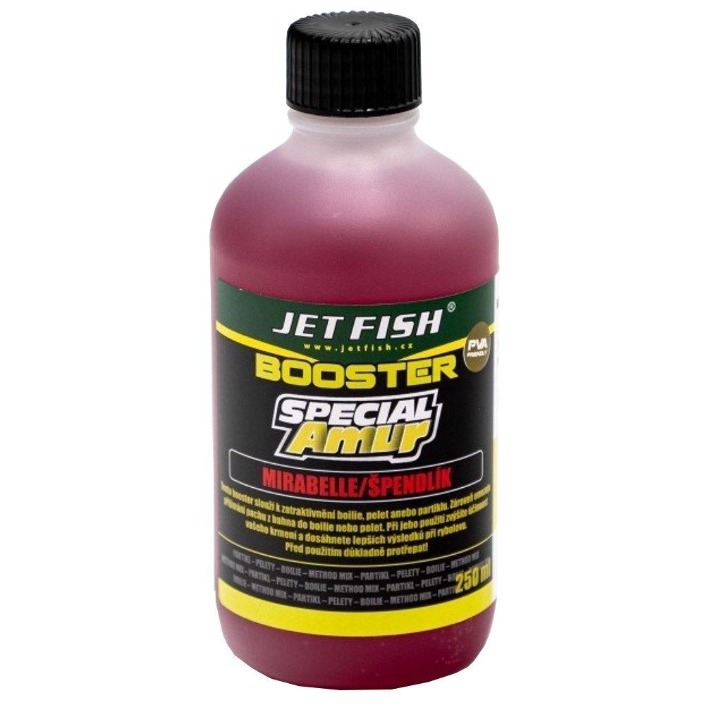 Jet Fish Speciál Amur Booster - Mirabelle/špendlík 250ml