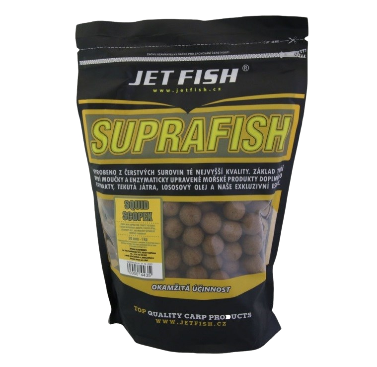Jet Fish SupraFish Boilie - Scopex/squid 20mm, 1kg