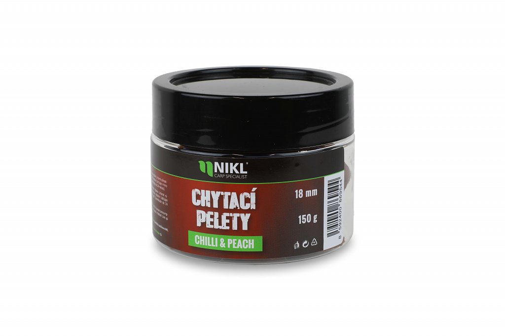 Nikl Chytací pelety Chilli & Peach 150g