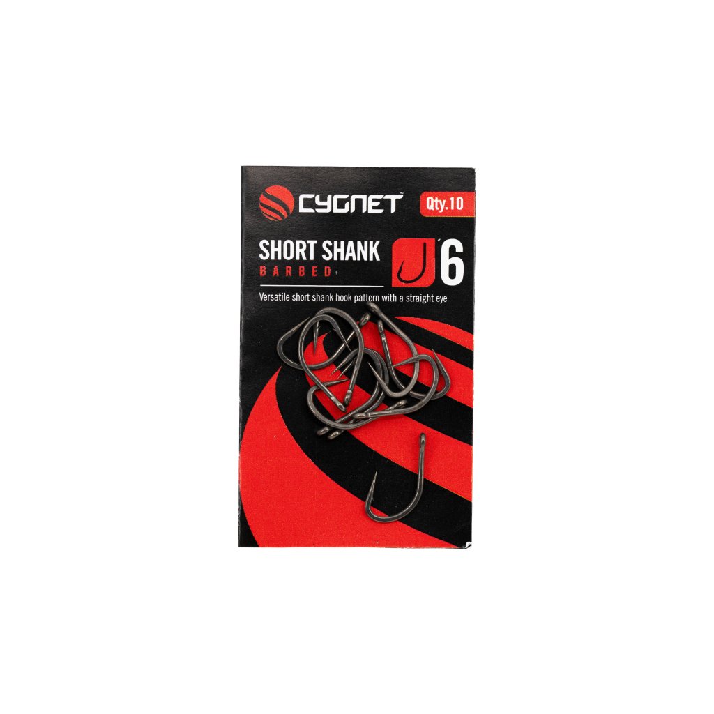 Cygnet Háček - Short Shank Hooks (Barbed)