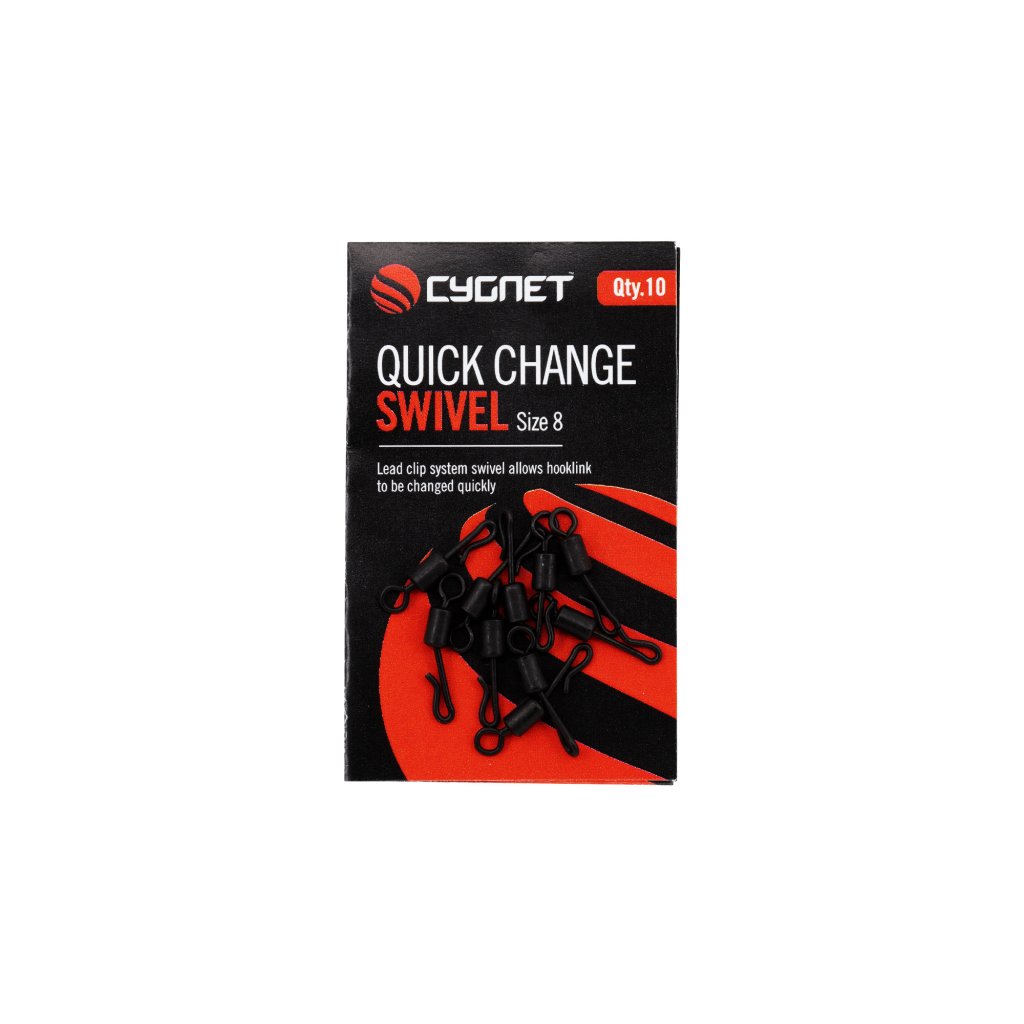 CYGNET Obratlík - Quick Change Swivel - Size 8 (10ks)