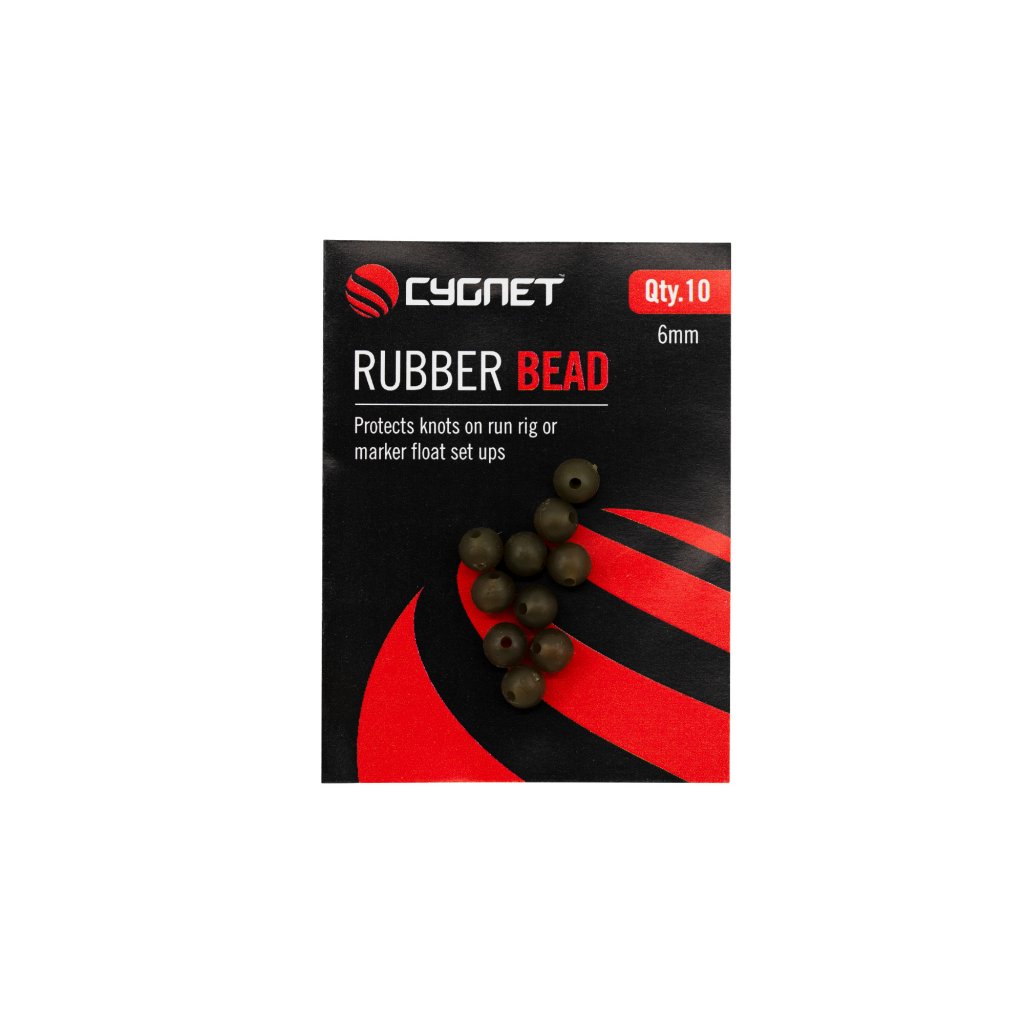 CYGNET Rubber Bead - 6mm (10ks)