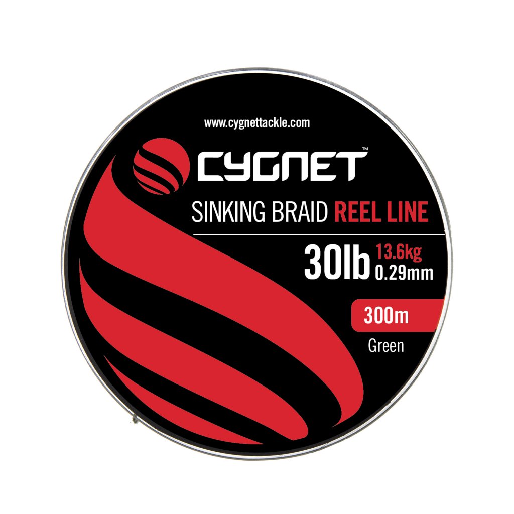 CYGNET Šnúra - Sinking Braided - 0.33mm, 40lb, 18.14kg (300m)