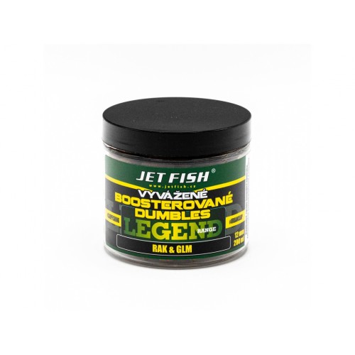 Jet Fish Legend Range Boosterované Dumbles - Rak & GLM 200ml