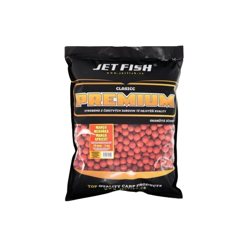 Jet Fish Premium Classic boilie - Mango/meruňka 20mm, 5kg