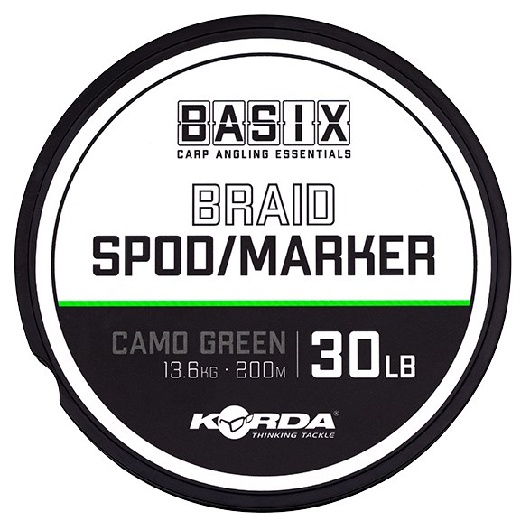 Korda Splétaná Šňůra Basix Spod/Marker Braid 200 m