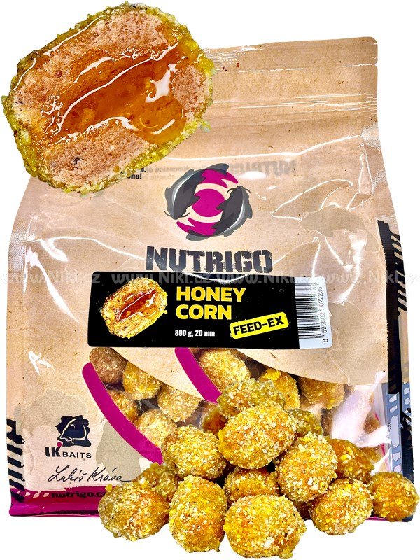 LK Baits Nutrigo FEED-EX Honey Corn 20mm, 800g