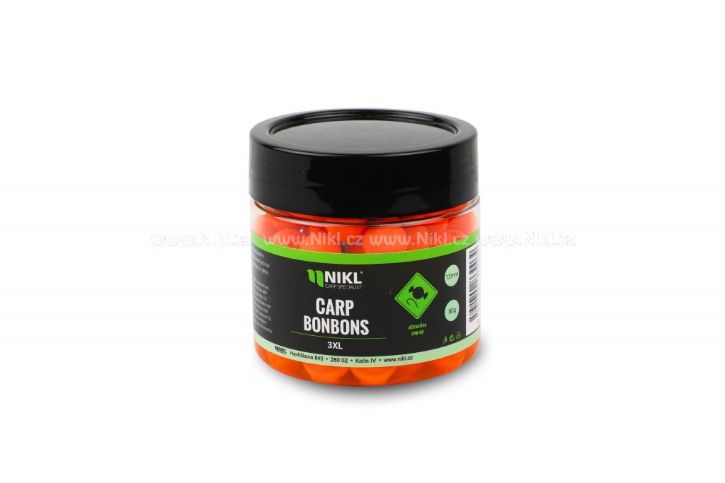 Nikl Carp Bonbons Pop Up 3XL - oranžová 12mm/80 g