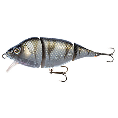 Fox Rage Wobler Hitcher C&T Jointed SR - UV Striped Shiner 10cm