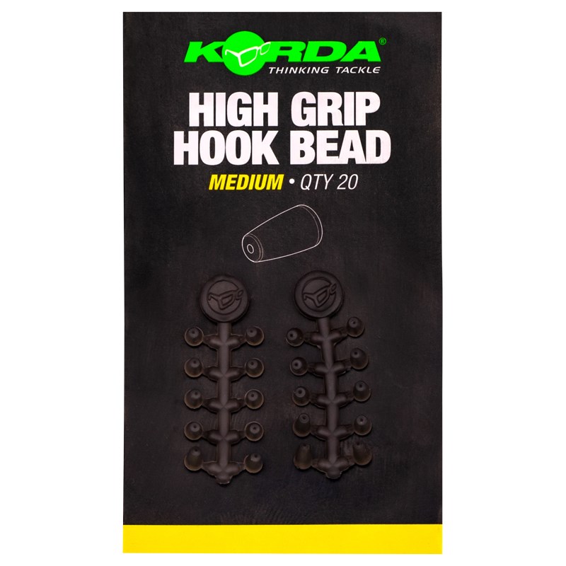 Korda Zarážky - High Grip Hook Bead Medium 20ks