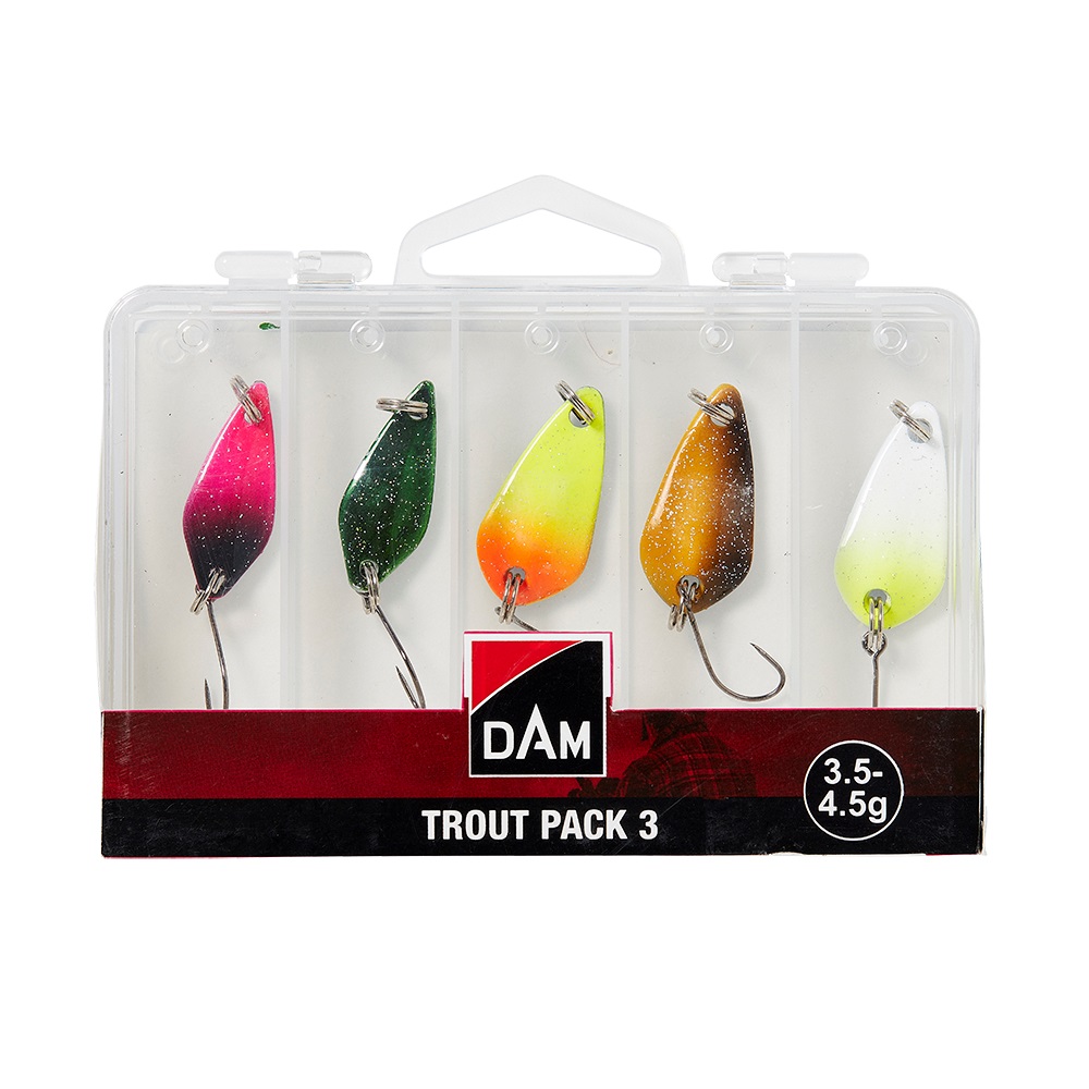 DAM Sada Plandavek Trout Pack 3cm, 3,5-4,5g, 5ks