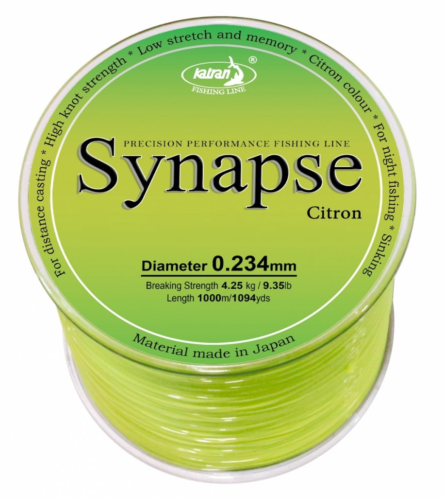 Katran Vlasec - Synapse Citron 0,234mm, 1000m