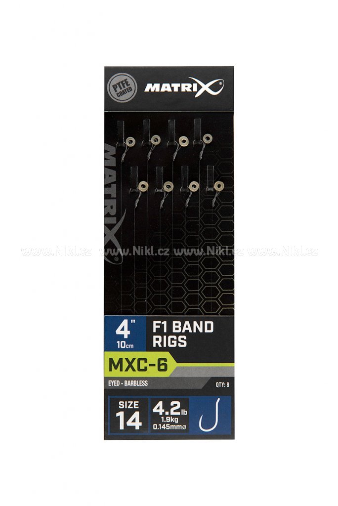 Matrix Návazec MXC-6 F1 Band Rigs, vel. 14, 8ks