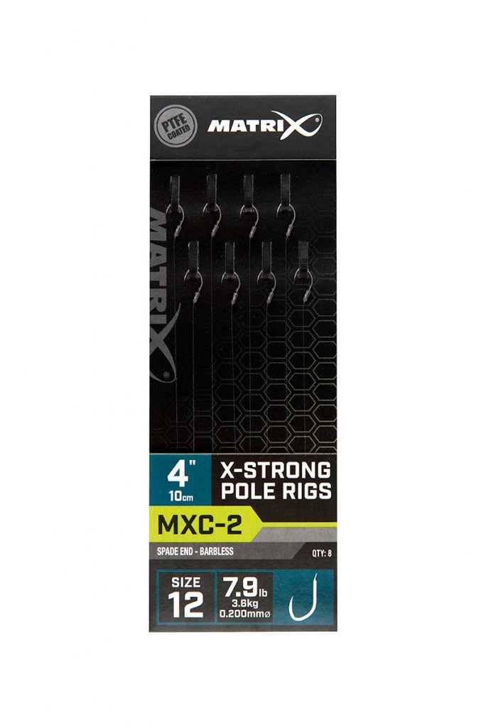 Matrix Návazec MXC-2 X-Strong Pole Rigs, vel. 12, 8ks