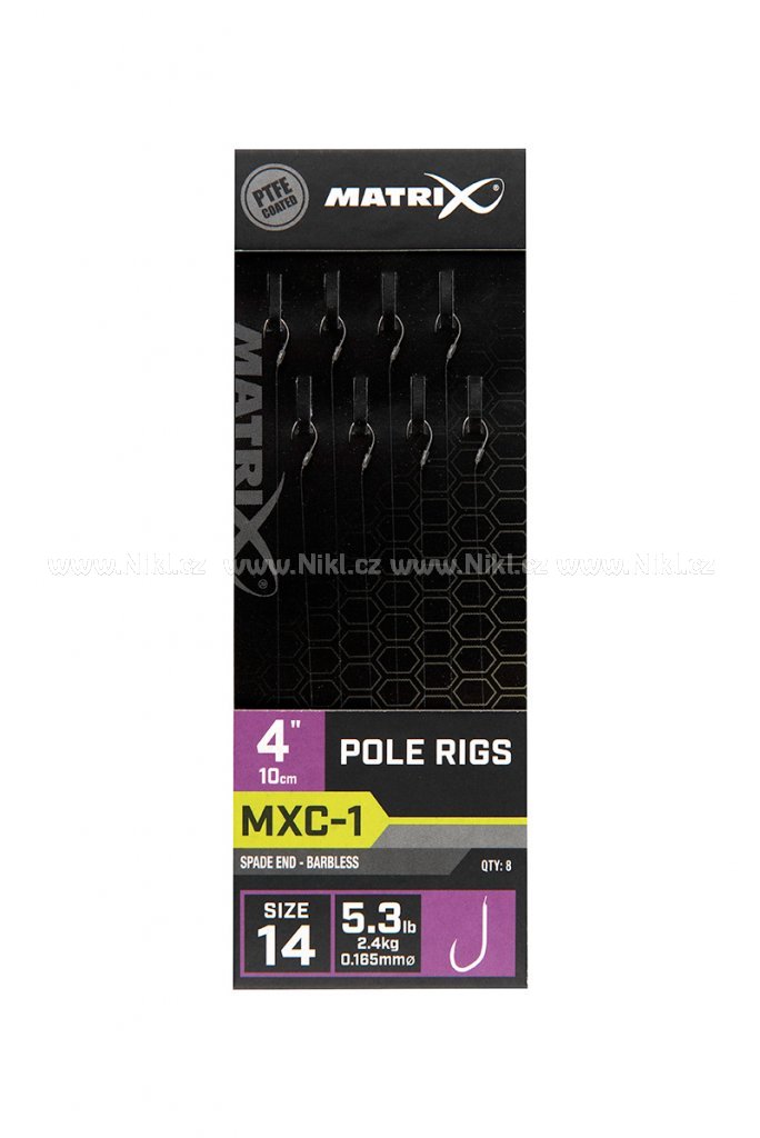 Matrix Návazec MXC-1 Pole Rigs, vel. 14, 8ks