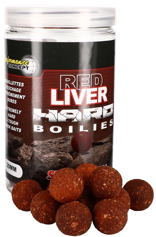 Starbaits Hard Boilies Red Liver 200g