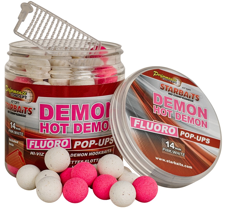 Starbaits Plovoucí Boilie Hot Demon FLUO 20mm, 80g