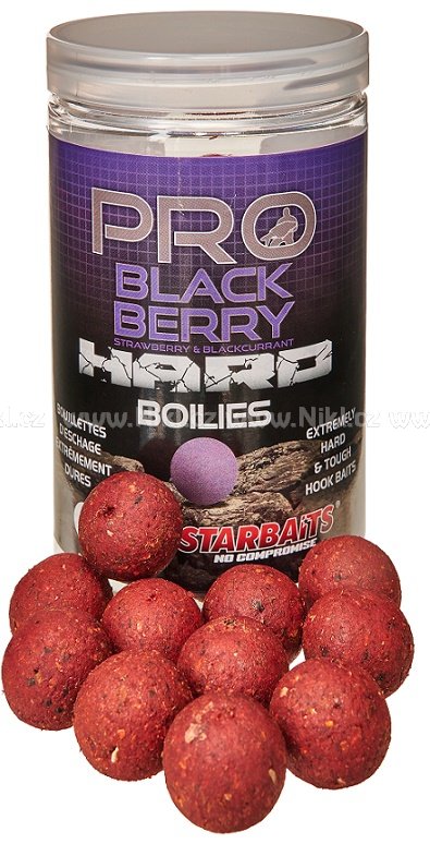 Starbaits Hard Boilies Probiotic Blackberry 200g