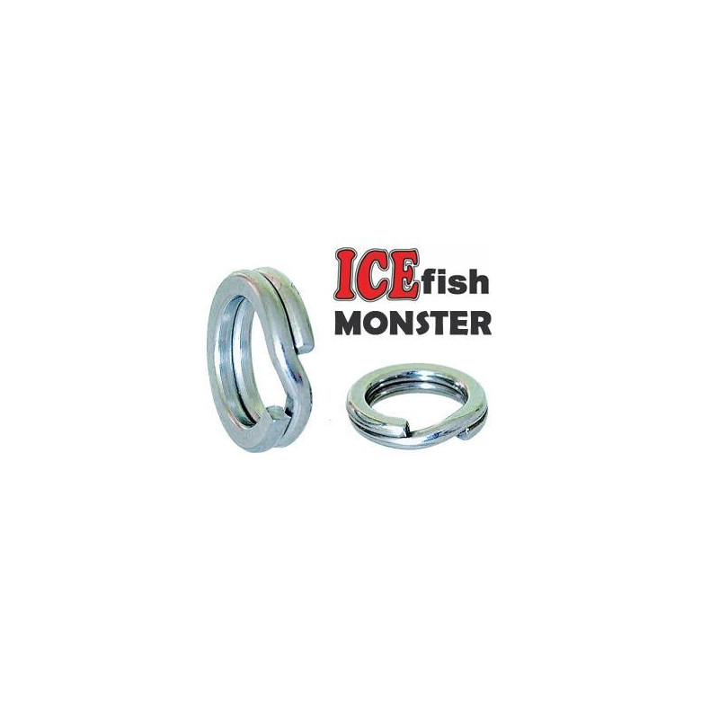 ICE Fish Plochý kroužek 14mm/130kg, 10ks