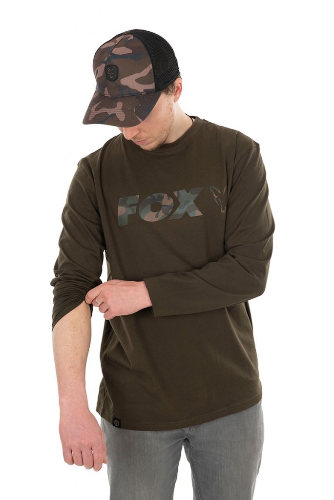 Fox Triko Long Sleeve Khaki/Camo