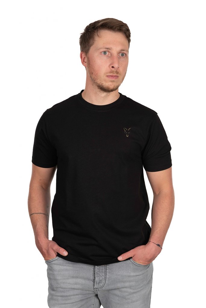 Fox Tričko Black Large Print T-Shirt