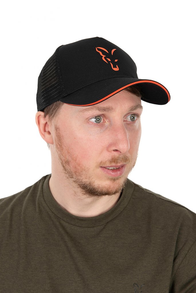 Fox Kšiltovka Collection Trucker Cap Black/Orange