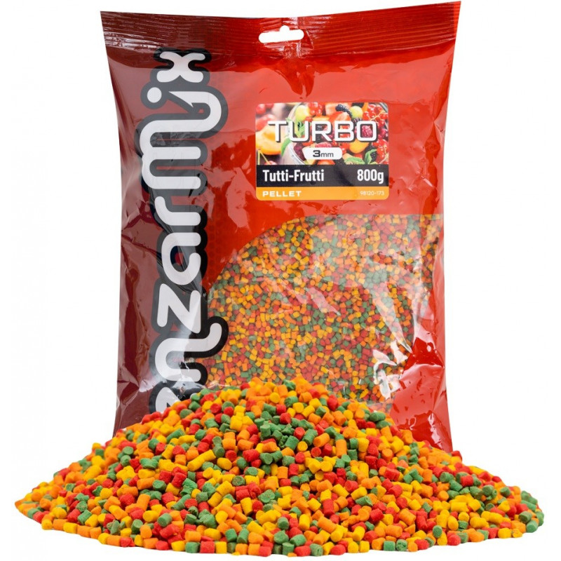 Benzar Mix Turbo Pellet - Tutti frutti 3mm, 800g