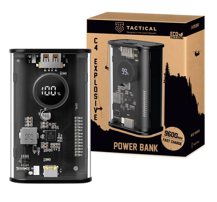 Tactical Powerbanka C4 Explosive 9600mAh Black