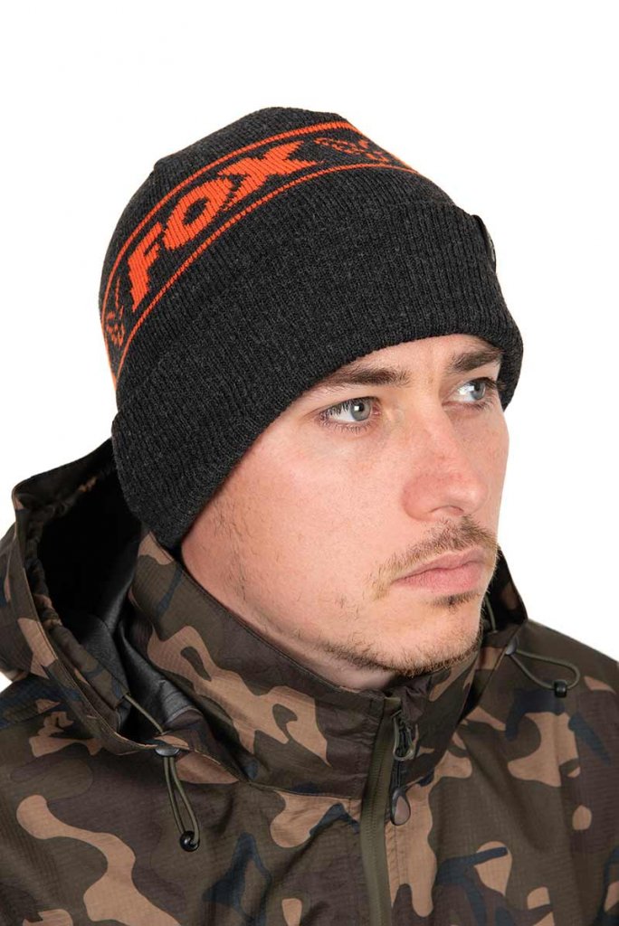 Fox Kulich Collection Beanie Hat Black/Orange