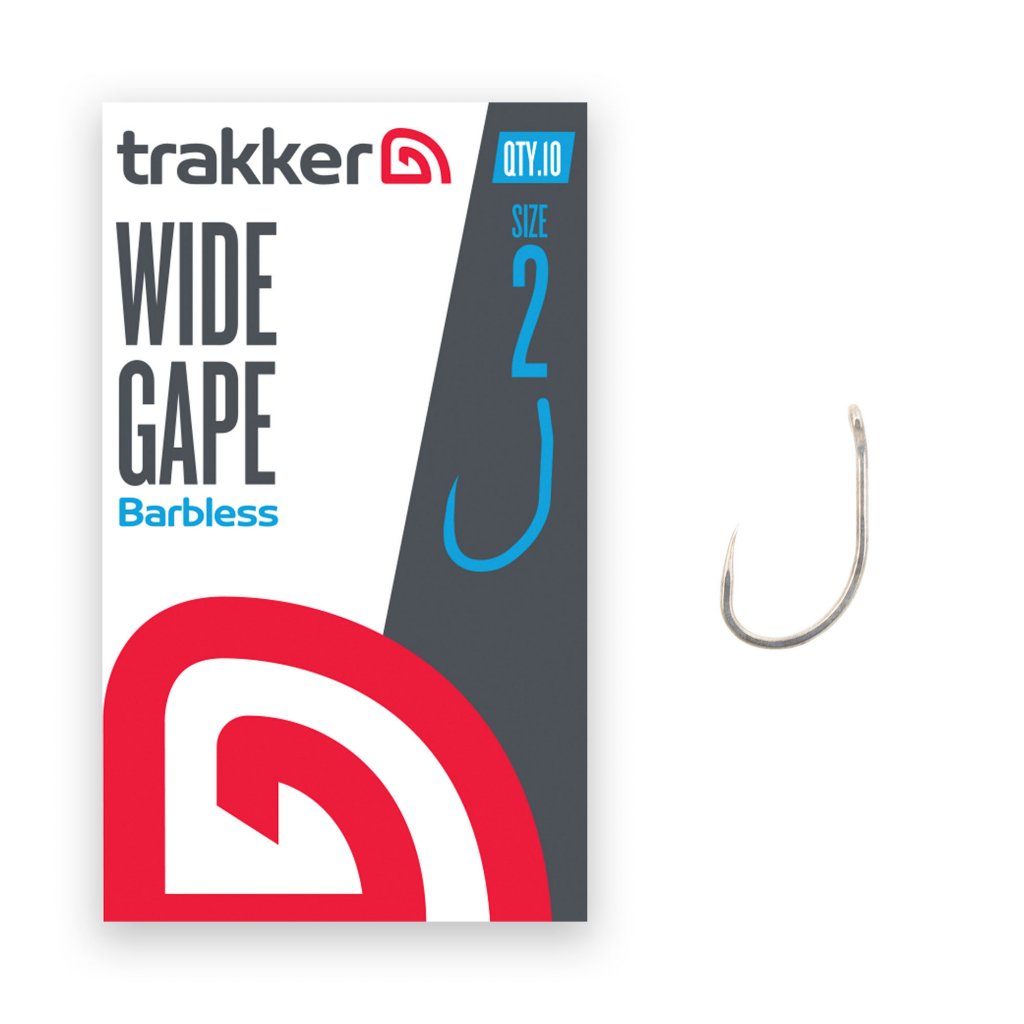 Trakker Háček Wide Gape Hooks (Barbless)