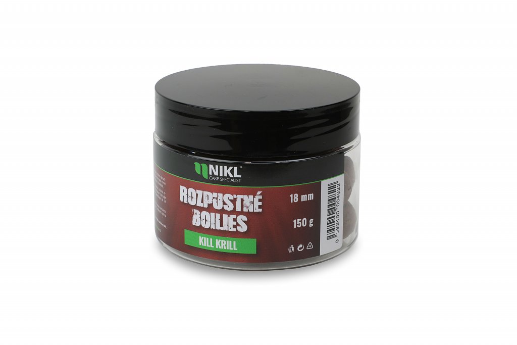 Nikl Rozpustné boilies Kill Krill 150g