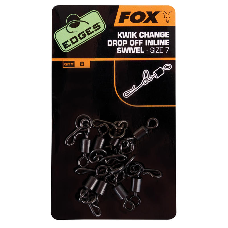 Fox Obratlík Kwik Change Drop off Inline Swivel vel. 7, 8ks