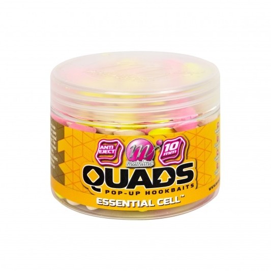 Mainline Plovoucí boilie Pop up Quad Essential Cell 10mm, 150ml