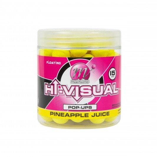 Mainline Hi-Visual Pop-ups - Pineapple Juice 15mm, 50ks