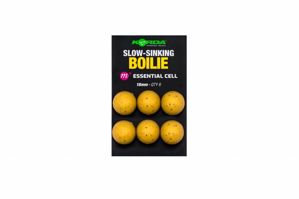Korda Plastic Wafter Slow-Sinking Boilie - Essential Cell