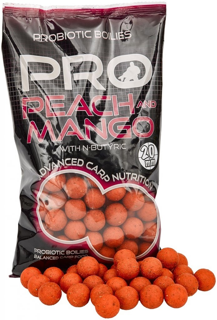 Starbaits Boilie Pro Peach & Mango 800g