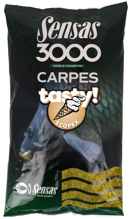 Sensas Krmení 3000 Carp Tasty Scopex (kapr Scopex) 1kg