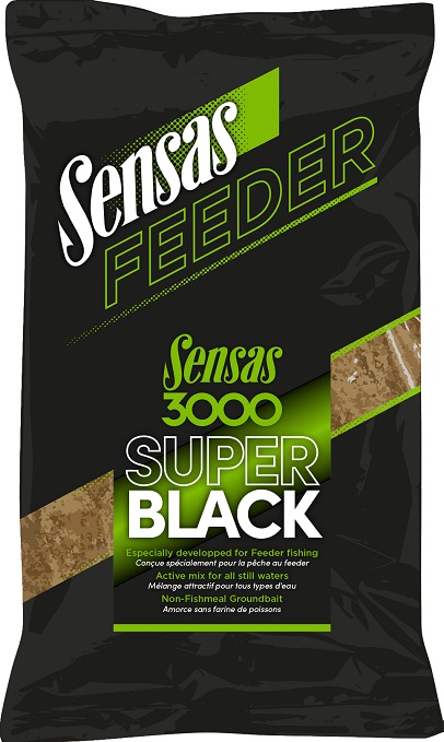 Sensas Krmení 3000 Feeder Super Black 1kg