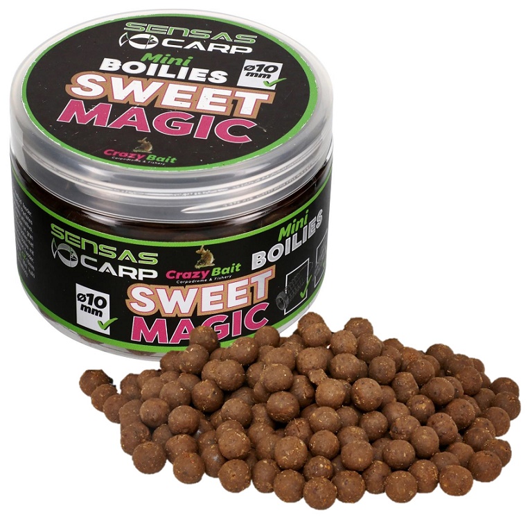 Sensas Mini Boilies Crazy Sweet Magic (ryba) 10mm, 80g