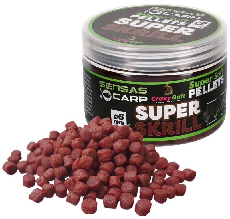 Sensas Pelety Super Soft Super Krill (krill) 6mm, 60g