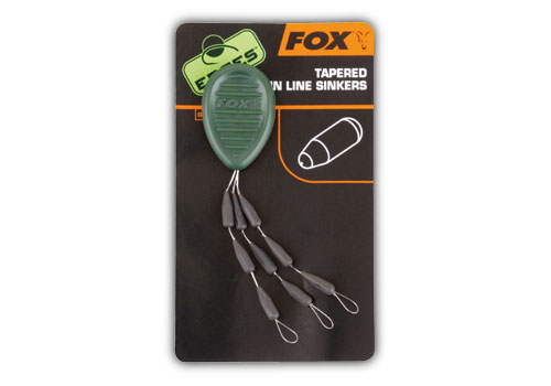 Fox Zarážky Edges Tungsten Mainline Sinkers 9ks